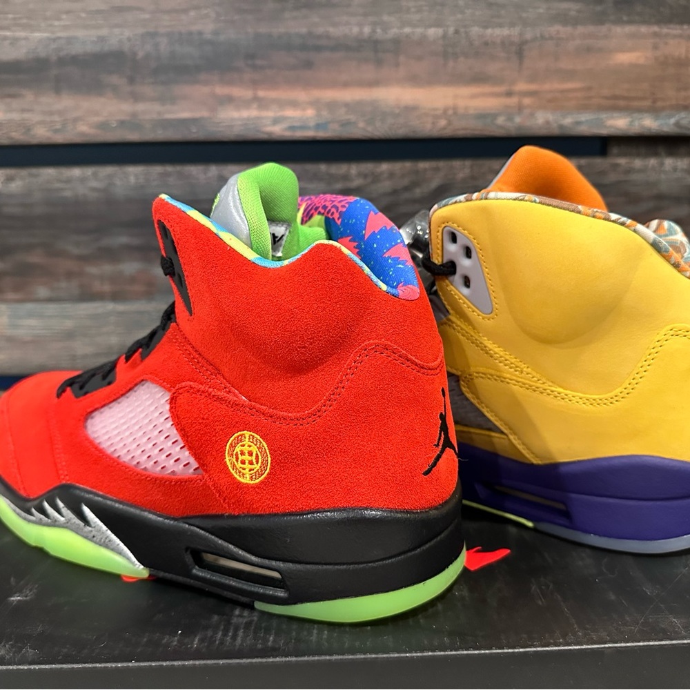 Air Jordan 5 Retro What The Solar Orange - Picture 4 of 8